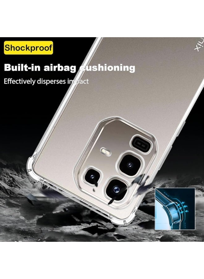 غطاء حماية كامل للكاميرا من السيليكون مع حواف TPU شفافة ناعمة، وزوايا معززة، لهاتف Infinix Note 50S - Image 5